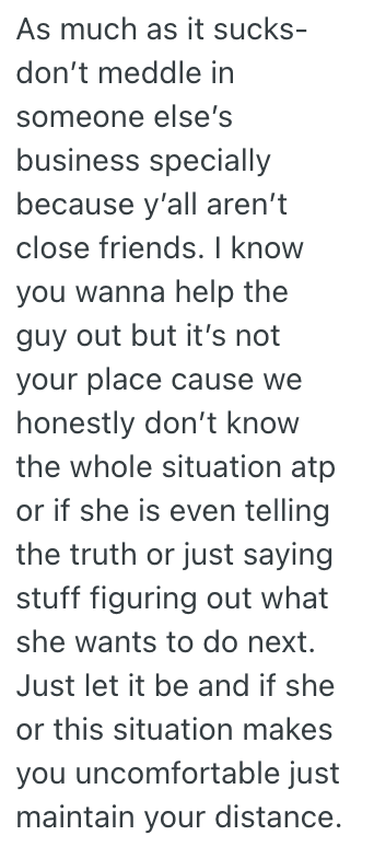 Screenshot 2025 06 14 at 1.49.08 PM A Friend In A Dance Class Told Her She Cheated On Her Boyfriend, And Now Shes Debating Whether Or Not To Tell Him About It.